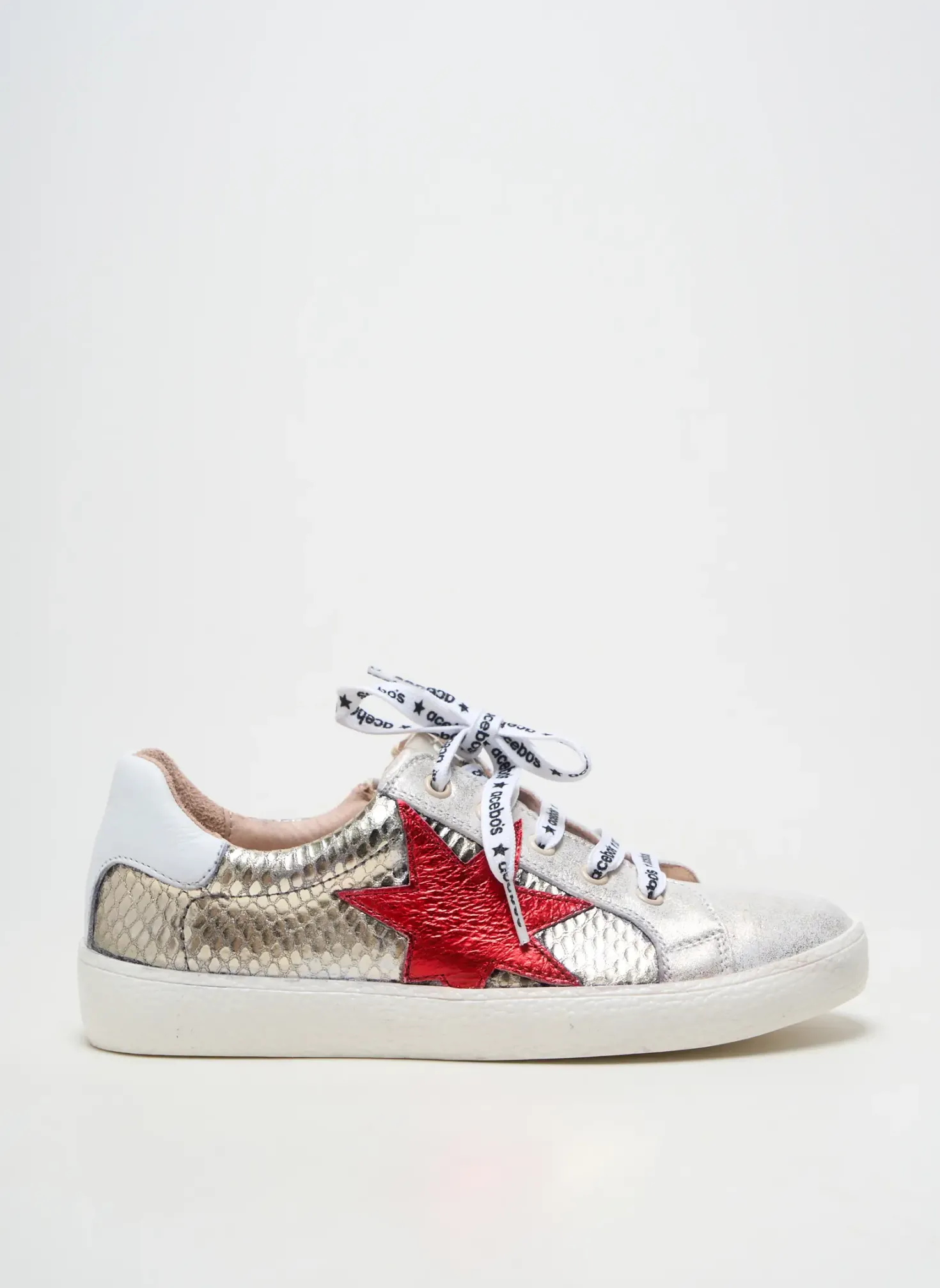 Baskets Acebos Gris Talon Plat Jusqu'à 3cm