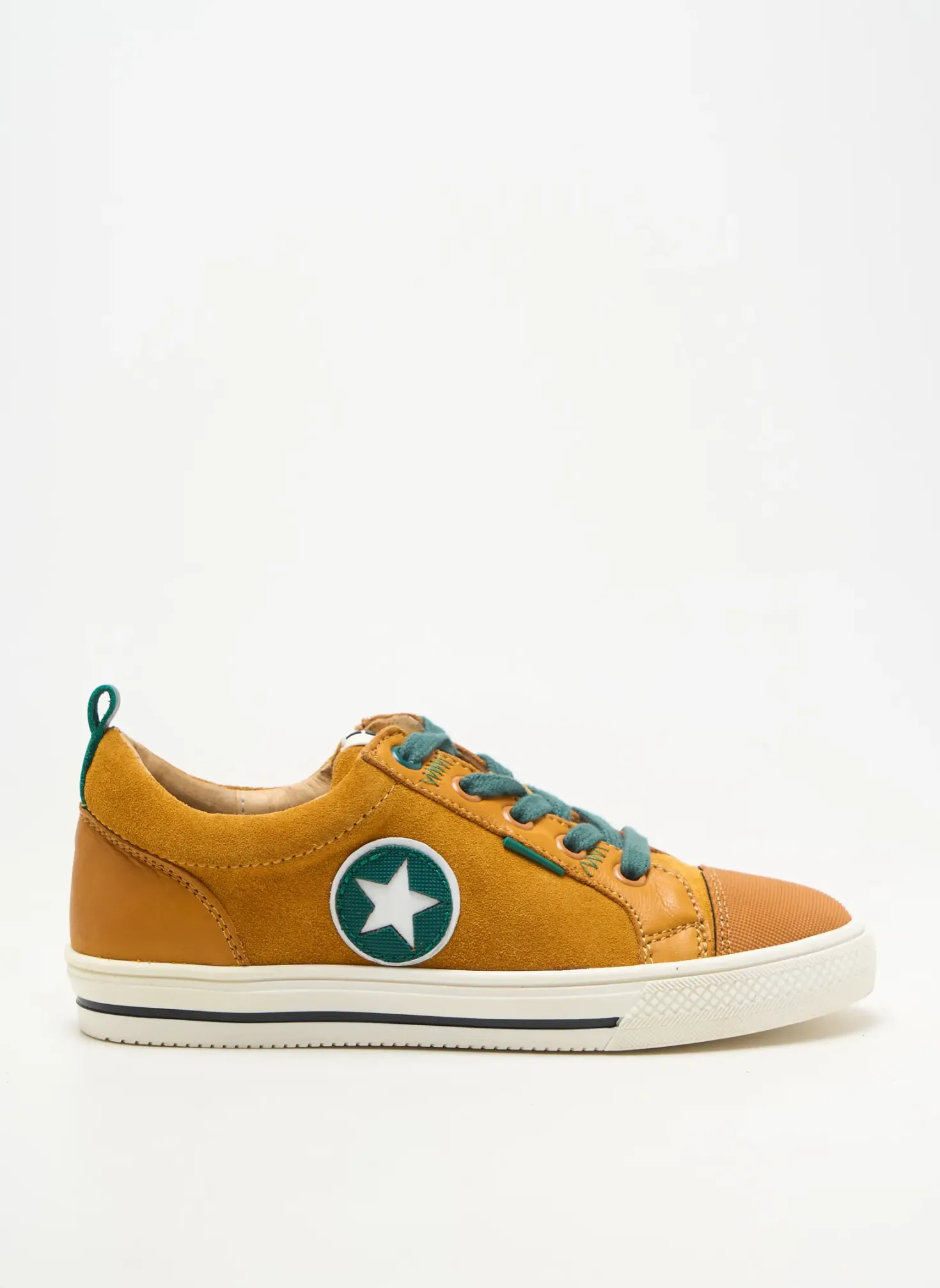 Baskets Acebos Jaune Bout Rond