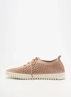Baskets Alenoa Rose Talon Plat Jusqu'à 3cm