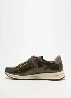 Baskets Ara Vert Talon Plat Jusqu'à 3cm