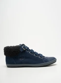Baskets Armani Bleu Talon Plat Jusqu'à 3cm