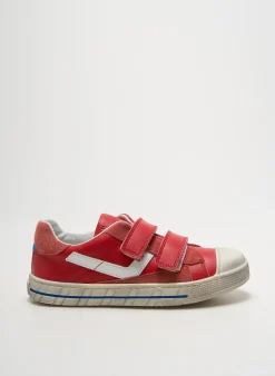Baskets Babybotte Rouge Bout Rond