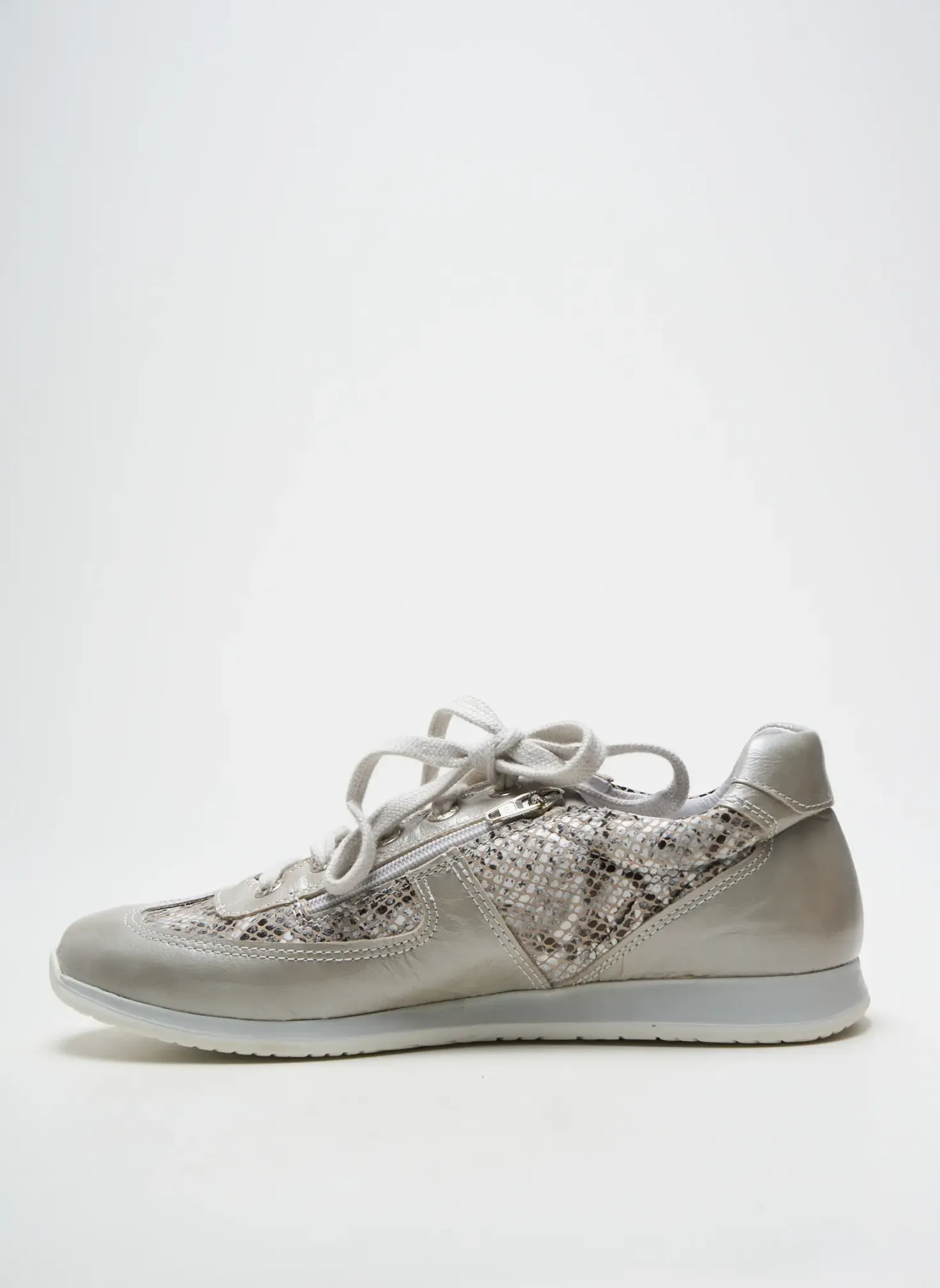 Baskets Bellamy Gris Talon Plat Jusqu'à 3cm