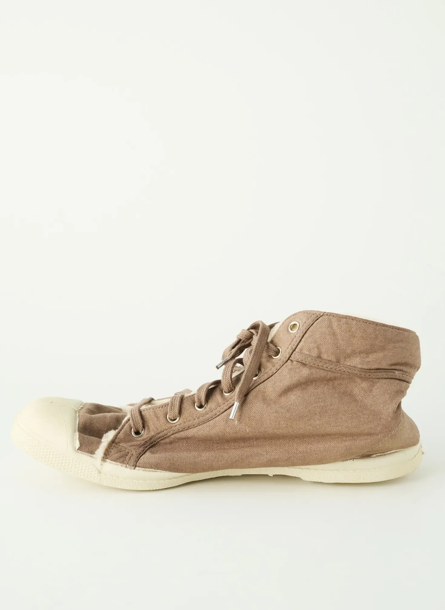 Baskets Bensimon Marron Bout Rond