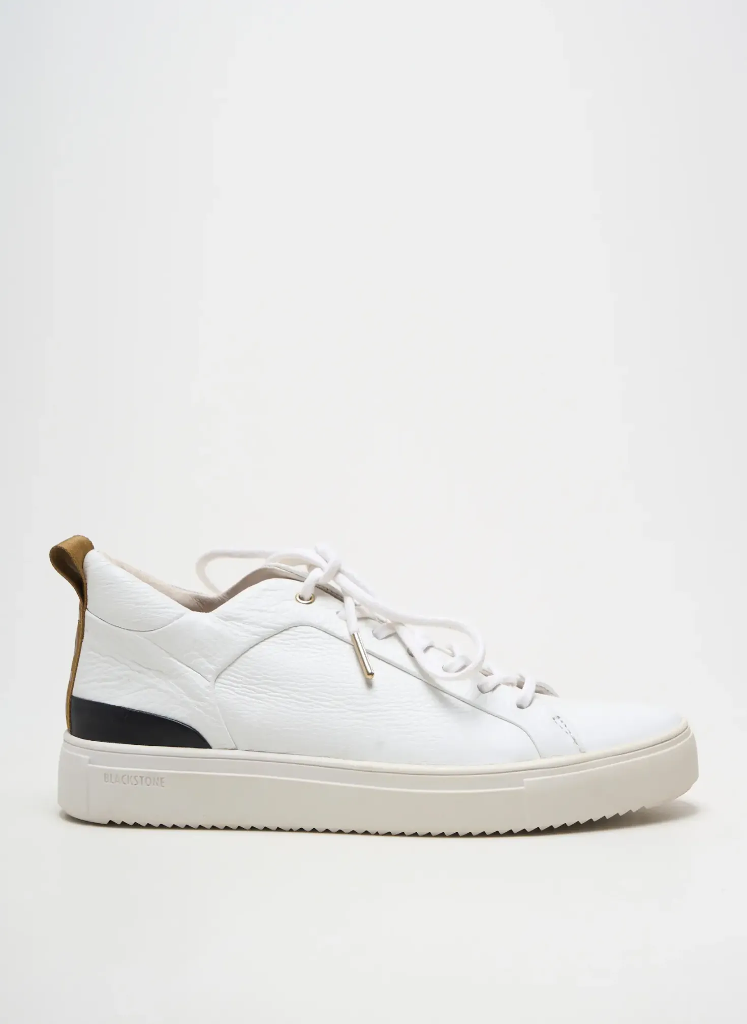 Baskets Blackstone Blanc Bout Rond
