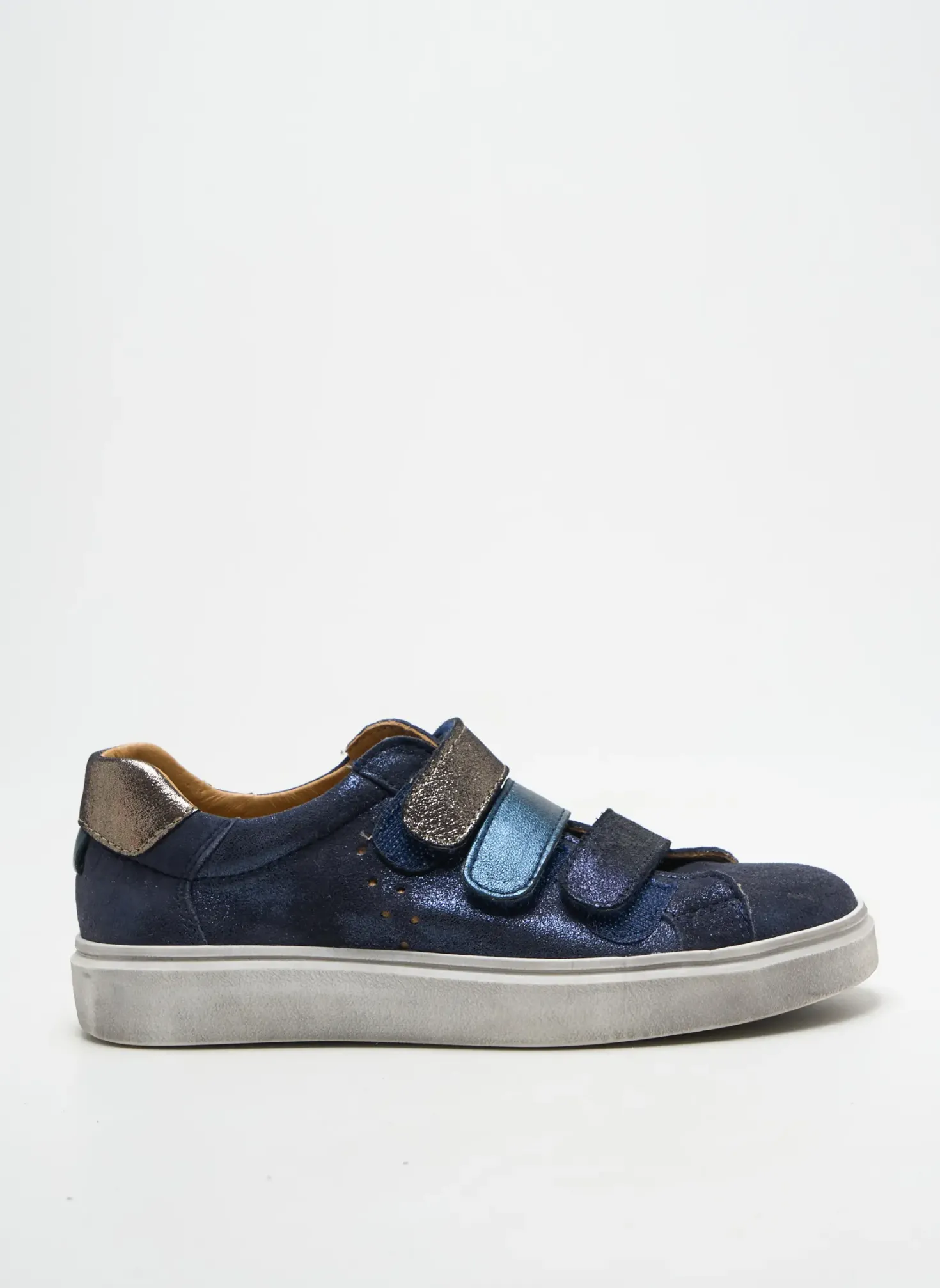 Baskets Bopy Bleu Bout Rond