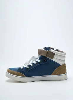 Baskets Bullboxer Bleu Bout Rond