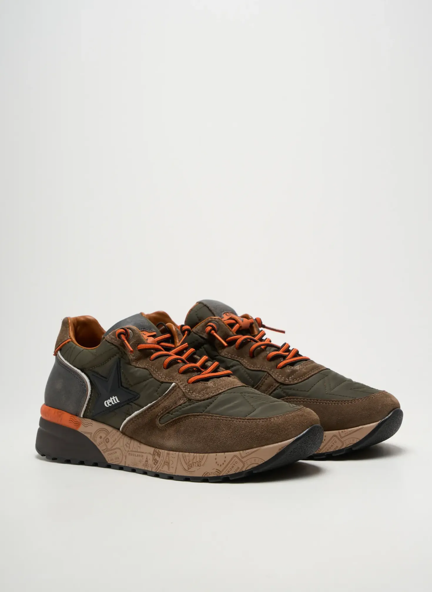 Baskets Cetti Vert Bout Rond
