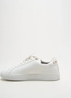Baskets Corail Blanc Talon Plat Jusqu'à 3cm