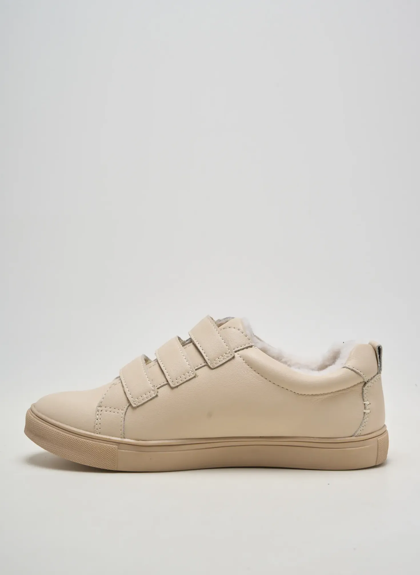 Baskets Damart Beige Talon Plat Jusqu'à 3cm