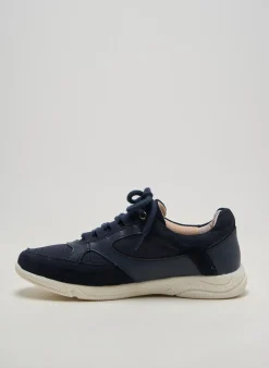 Baskets Damart Bleu Talon Plat Jusqu'à 3cm