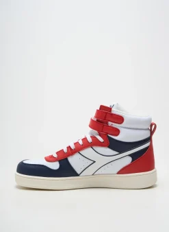 Baskets Diadora Rouge Talon Plat Jusqu'à 3cm
