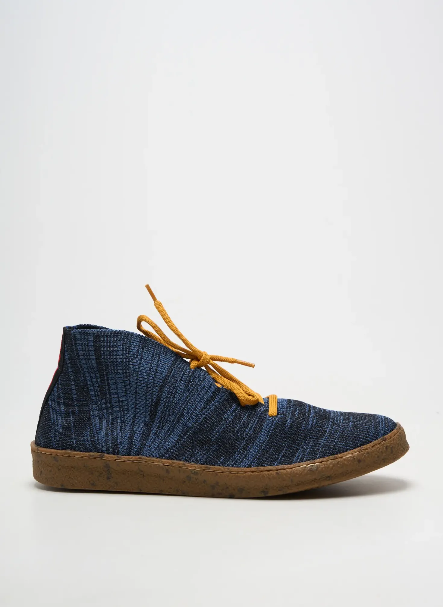Baskets Ector Bleu Bout Rond