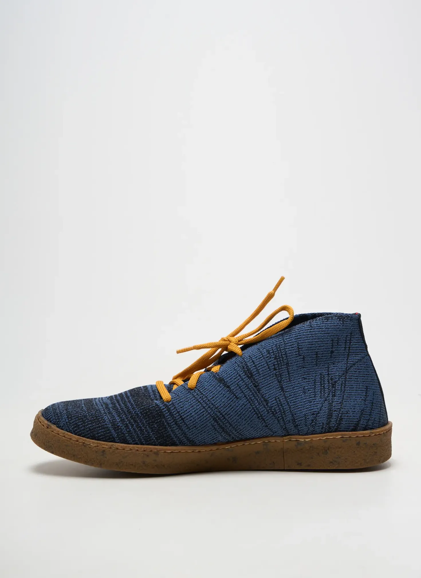 Baskets Ector Bleu Bout Rond
