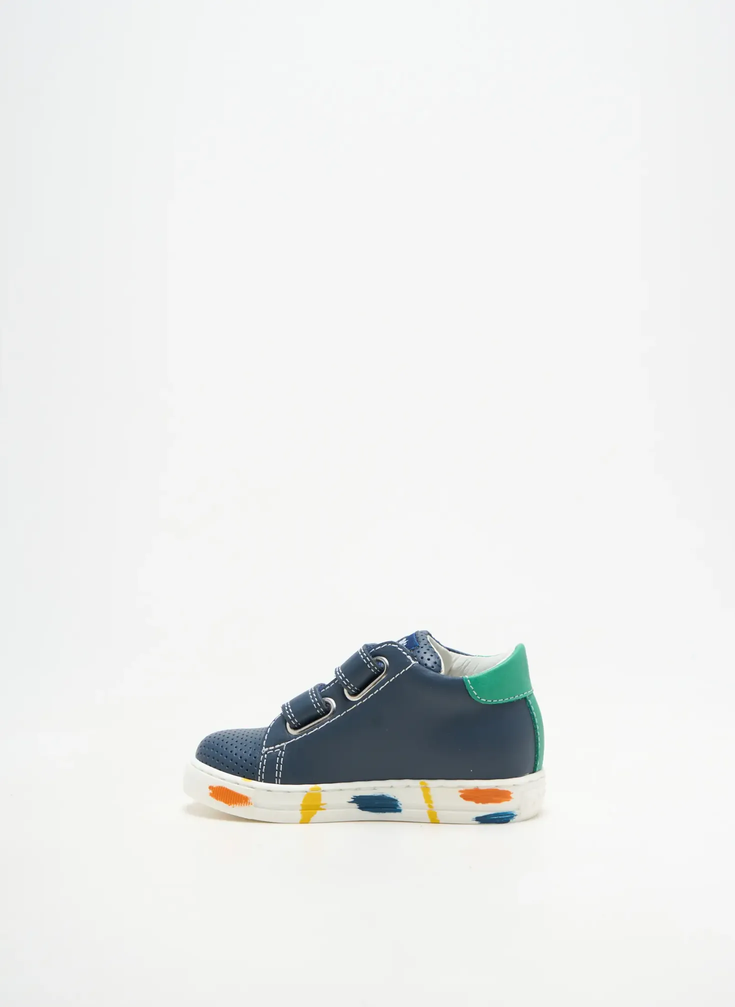 Baskets Falcotto Bleu Bout Rond