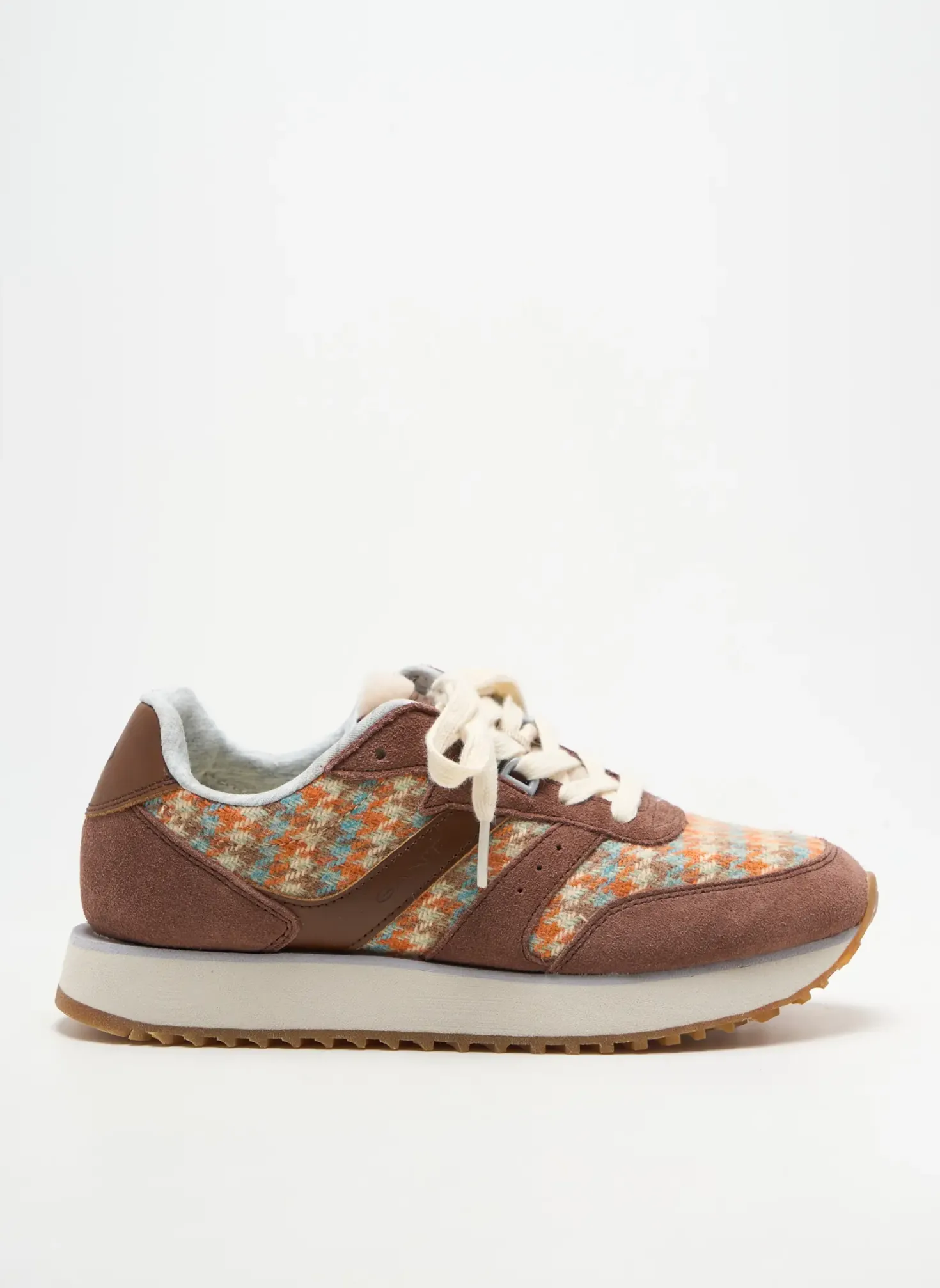 Baskets Gant Marron Talon Plat Jusqu'à 3cm