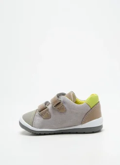 Baskets Garvalin Gris Bout Rond