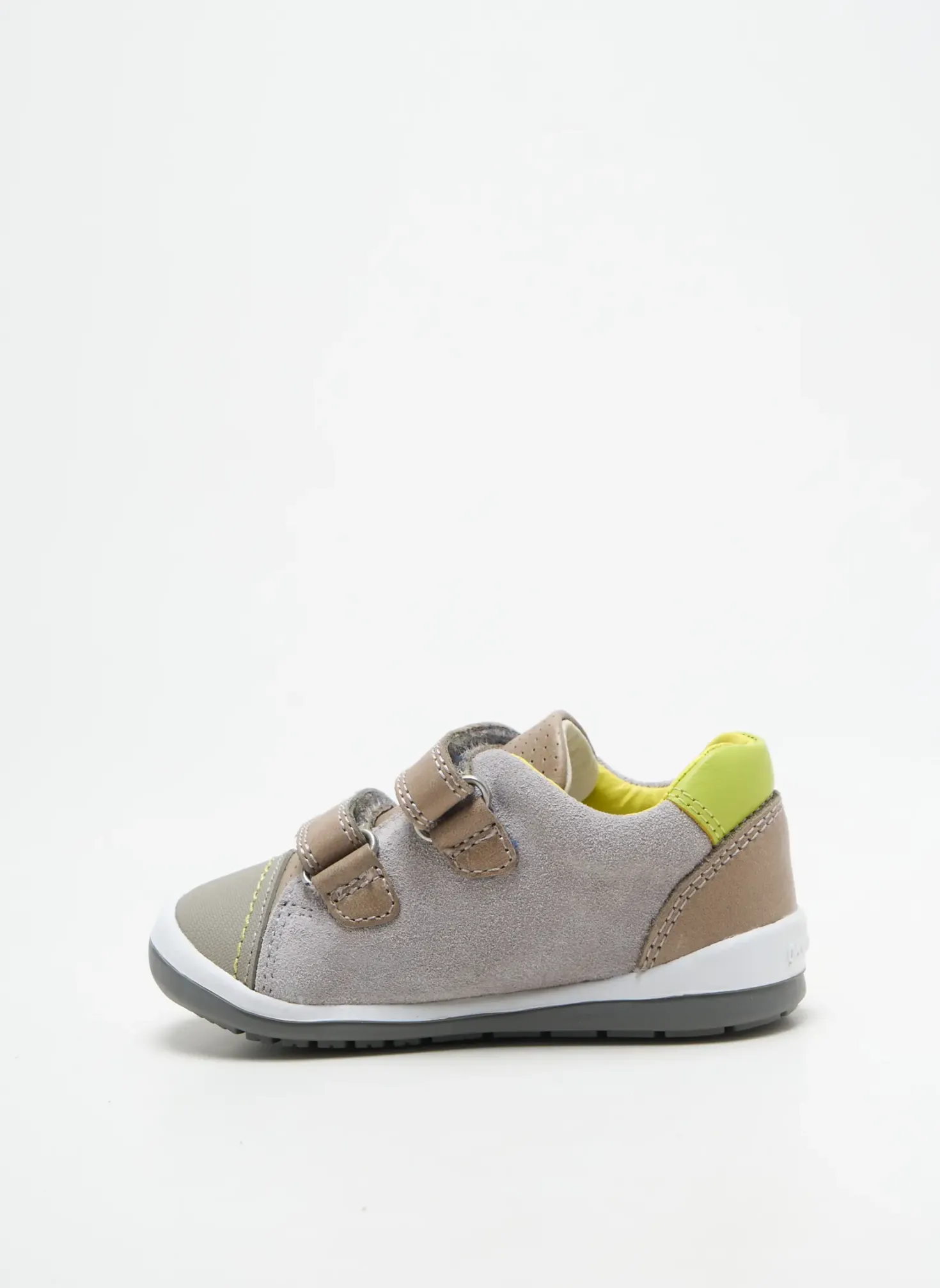 Baskets Garvalin Gris Bout Rond