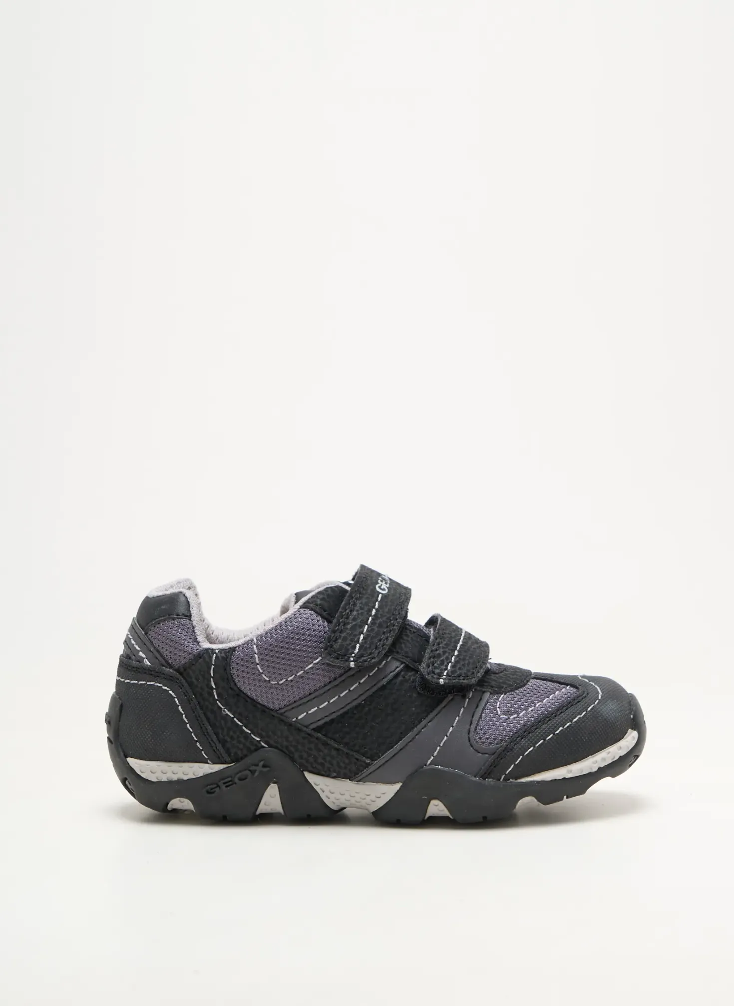 Baskets Geox Noir Bout Rond