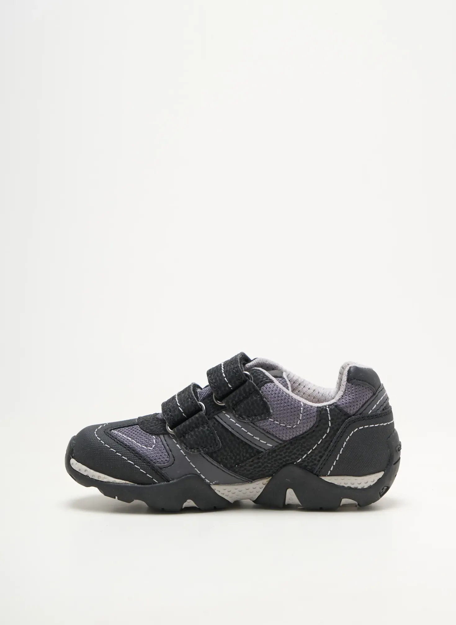 Baskets Geox Noir Bout Rond
