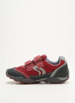 Baskets Geox Rouge Bout Rond