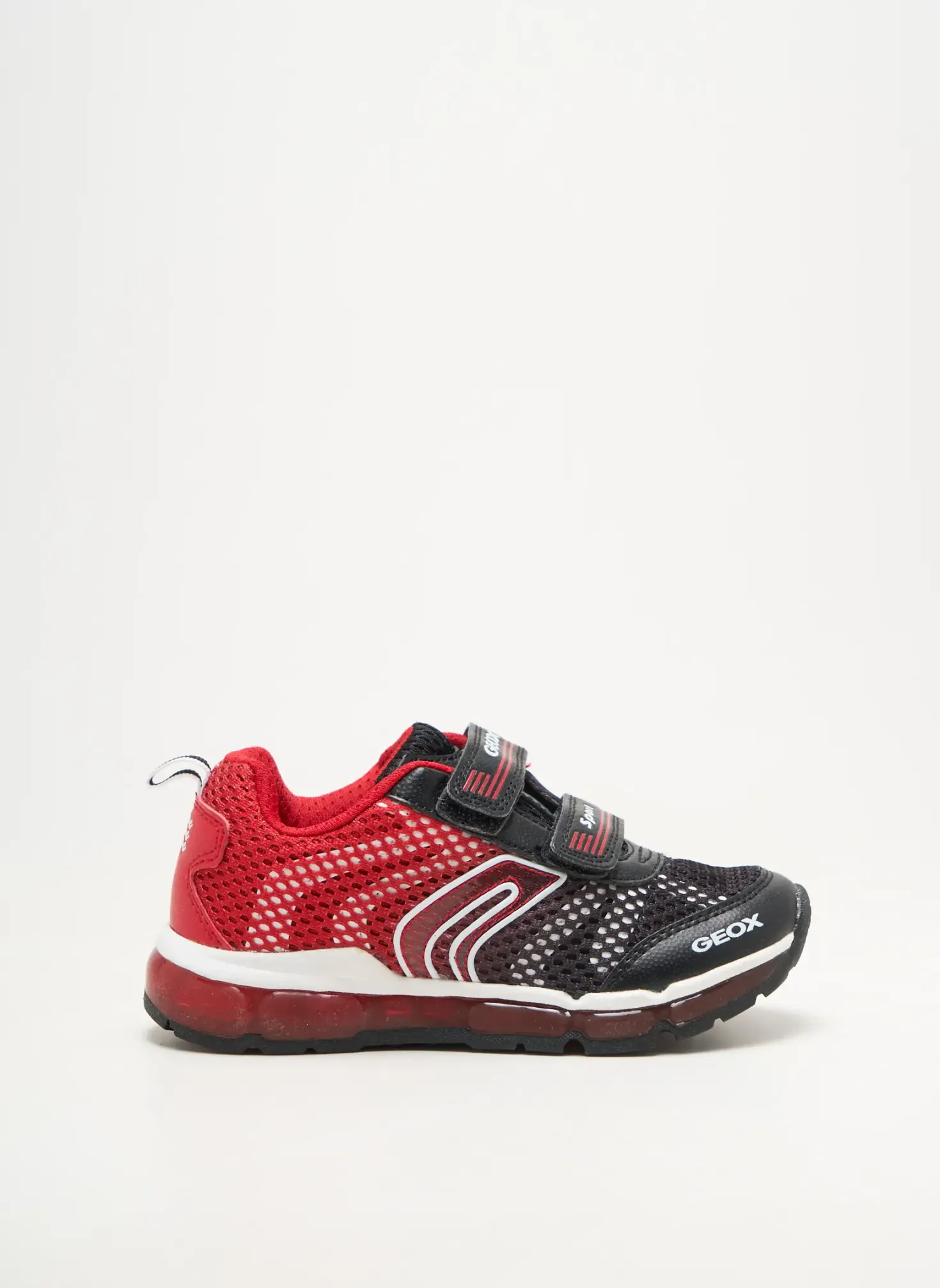 Baskets Geox Rouge Bout Rond