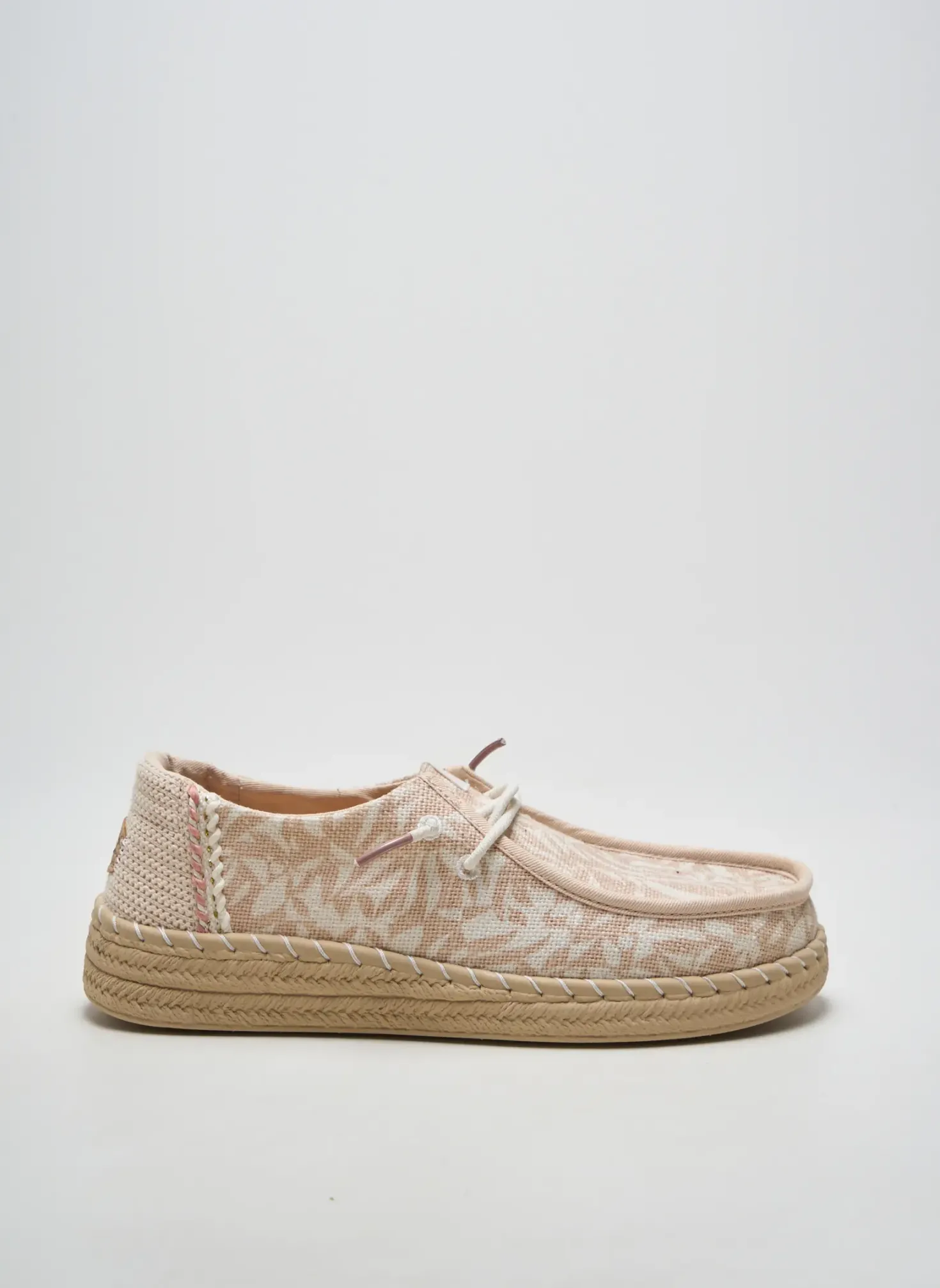 Baskets Hey Dude Beige Talon Plat Jusqu'à 3cm