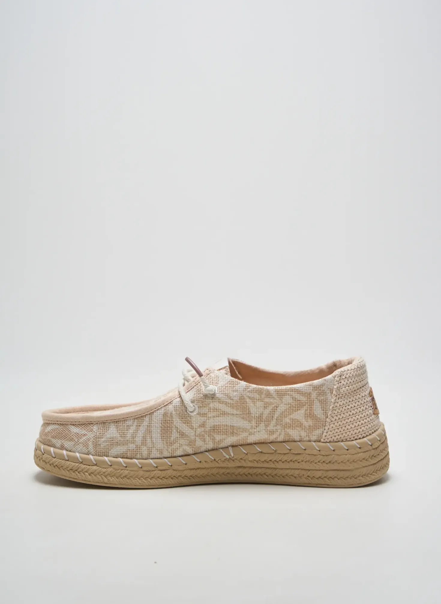 Baskets Hey Dude Beige Talon Plat Jusqu'à 3cm
