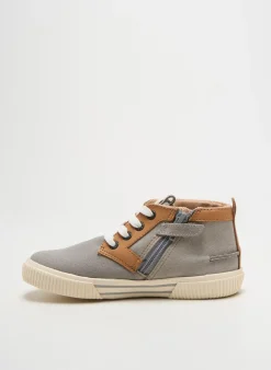 Baskets Kickers Gris Bout Rond