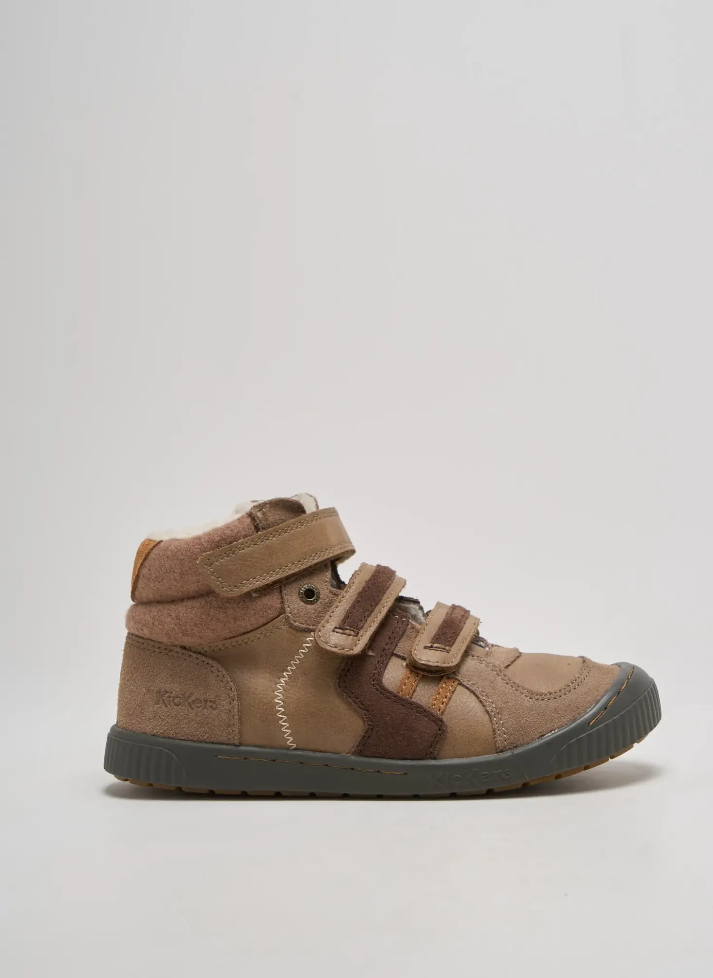 Baskets Kickers Marron Bout Rond