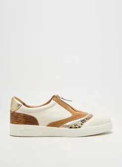 Baskets Mam'zelle Blanc Talon Plat Jusqu'à 3cm
