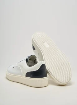 Baskets Me.land Blanc Bout Rond
