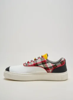Baskets Me.land Blanc Bout Rond