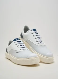 Baskets Me.land Blanc Bout Rond