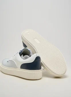 Baskets Me.land Blanc Bout Rond