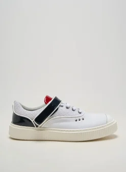 Baskets Me.land Blanc Bout Rond