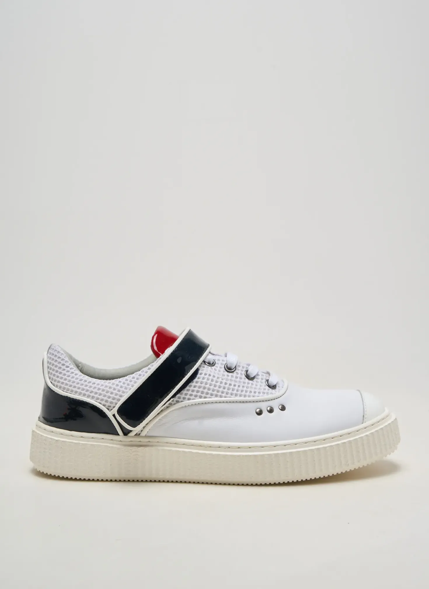 Baskets Me.land Blanc Bout Rond