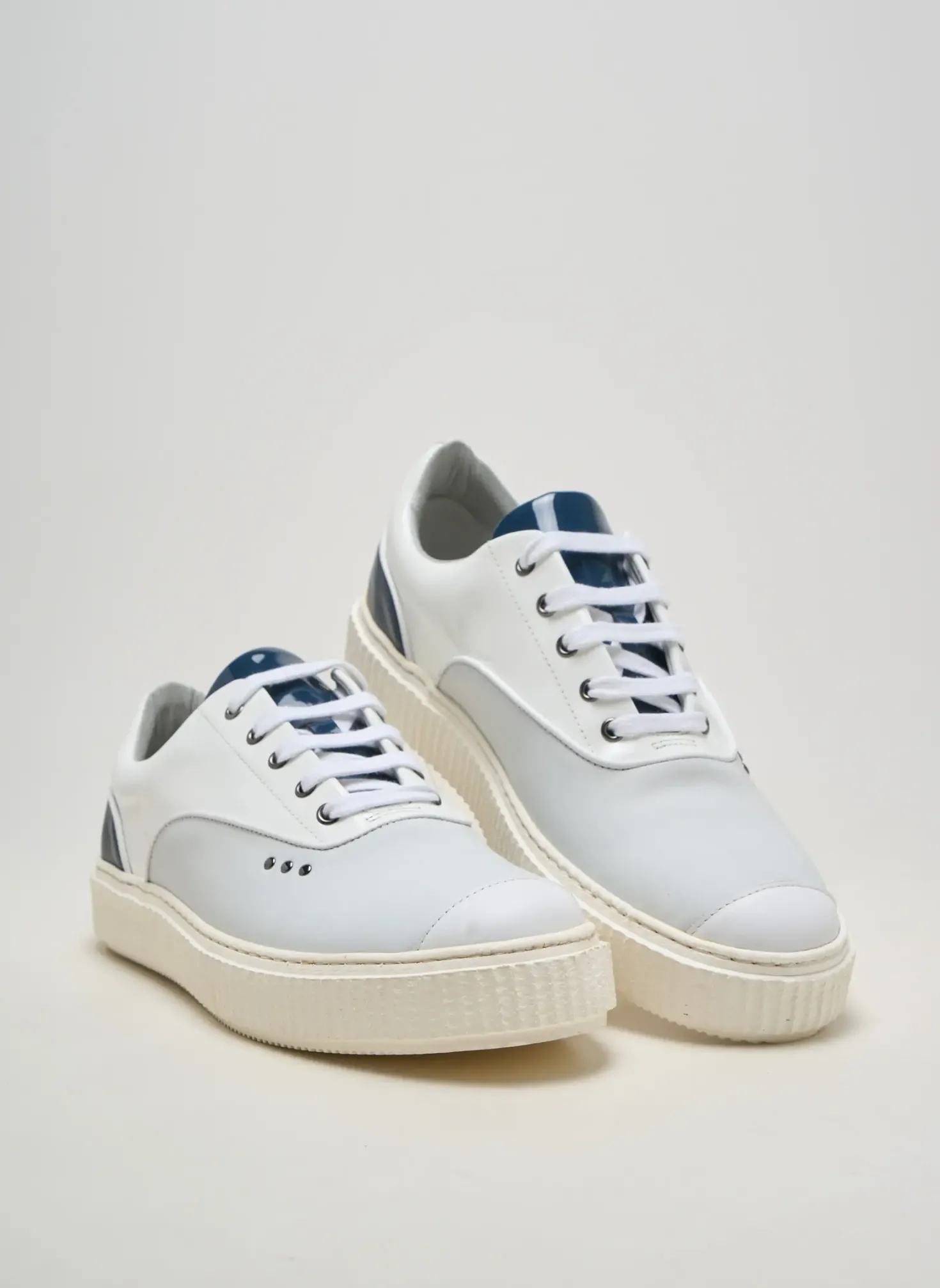 Baskets Me.land Blanc Bout Rond