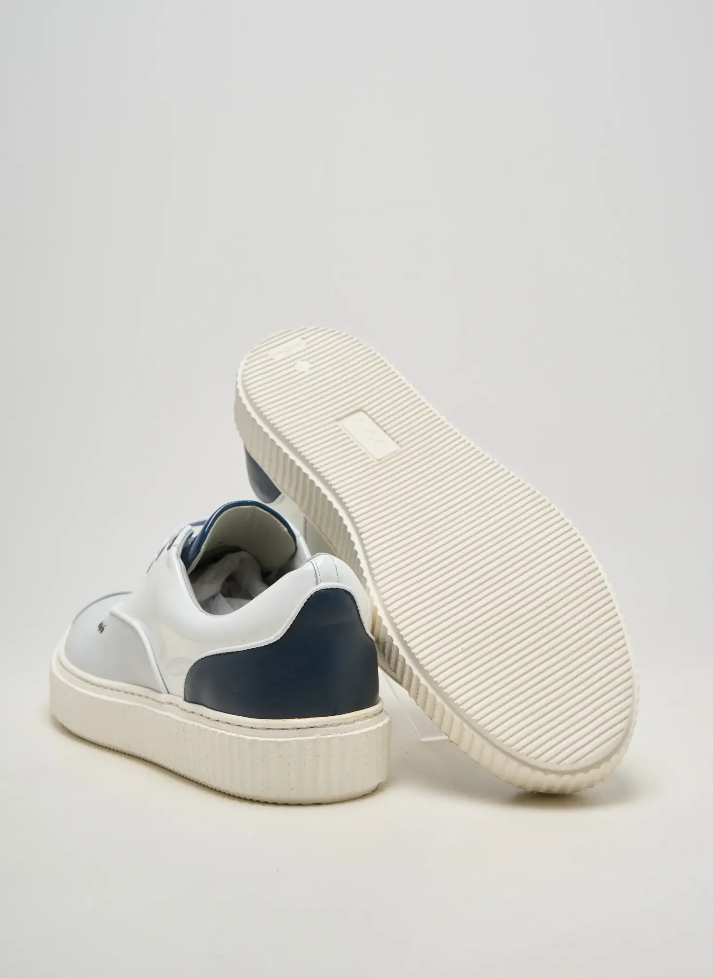 Baskets Me.land Blanc Bout Rond