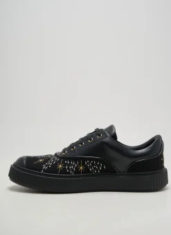 Baskets Me.land Noir Talon Plat Jusqu'à 3cm