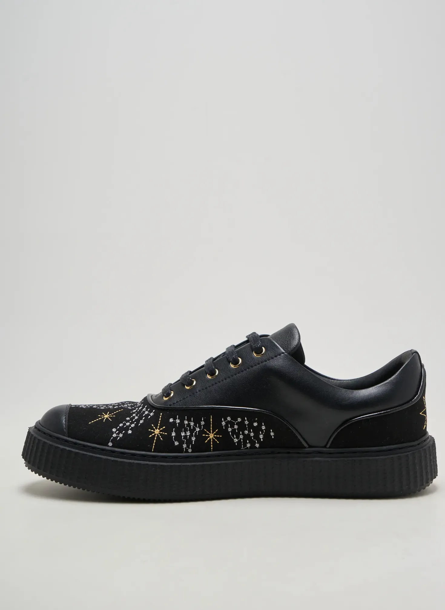 Baskets Me.land Noir Talon Plat Jusqu'à 3cm