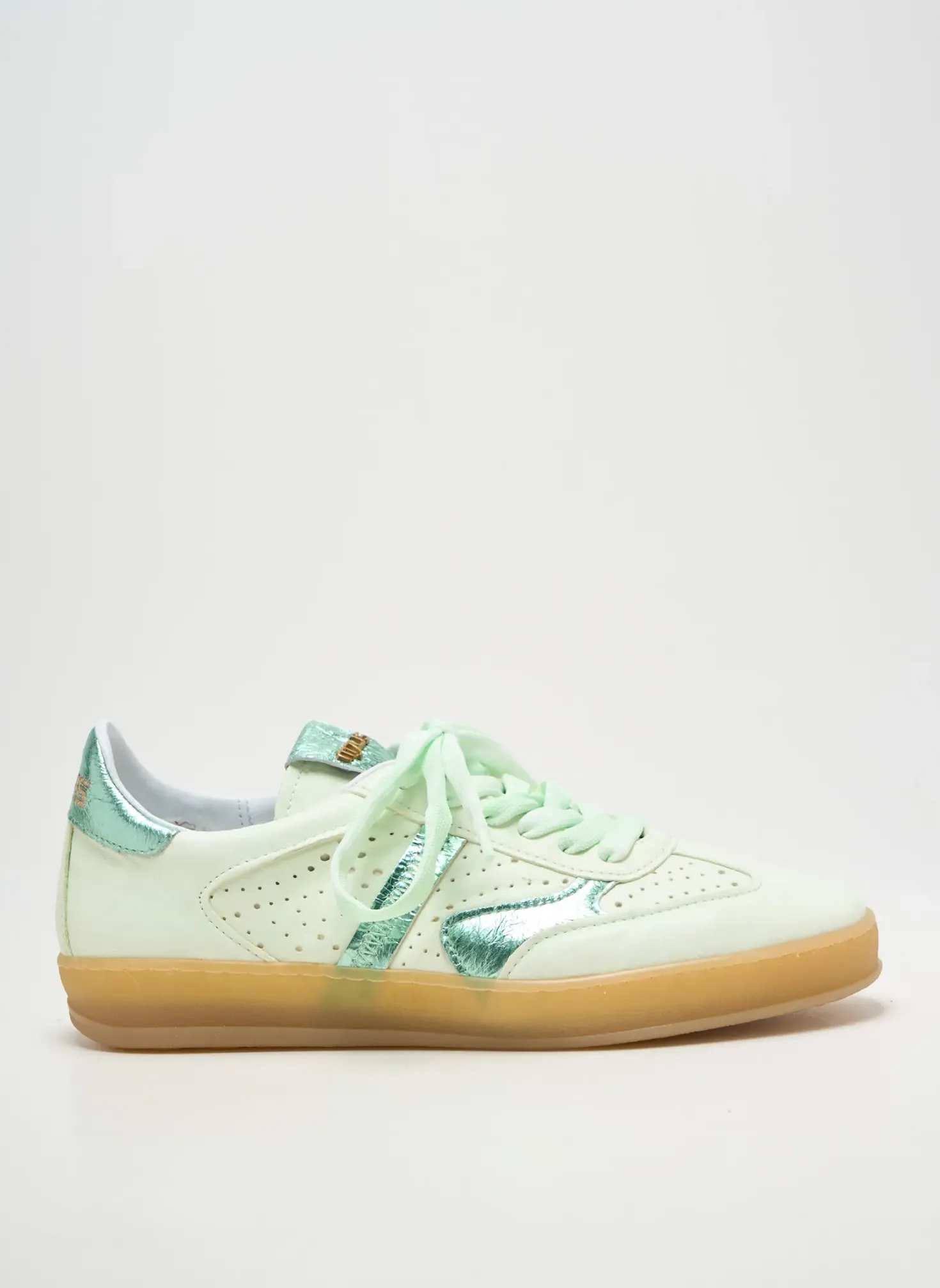 Baskets Mjus Vert Talon Plat Jusqu'à 3cm