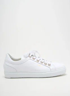 Baskets Myma Blanc Talon Plat Jusqu'à 3cm