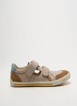 Baskets Noël Beige Bout Rond