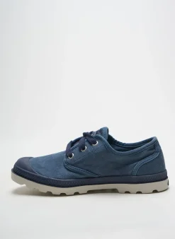 Baskets Palladium Bleu Talon Plat Jusqu'à 3cm
