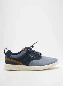 Baskets Pepe Jeans Bleu Bout Rond
