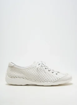 Baskets Remonte Blanc Talon Plat Jusqu'à 3cm