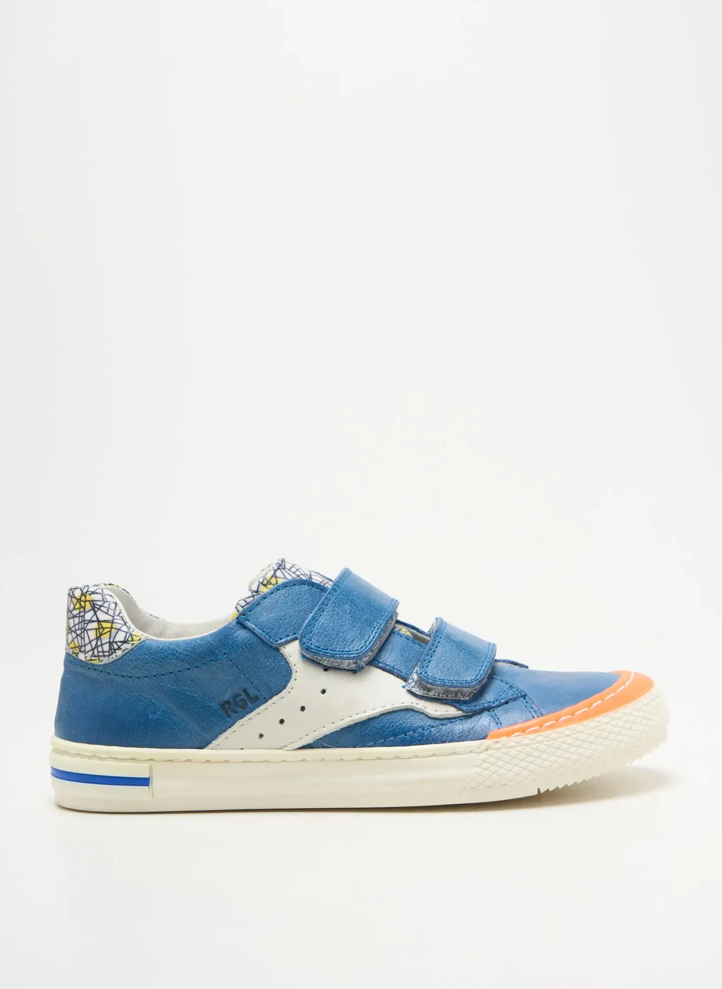 Baskets Romagnoli Bleu Bout Rond