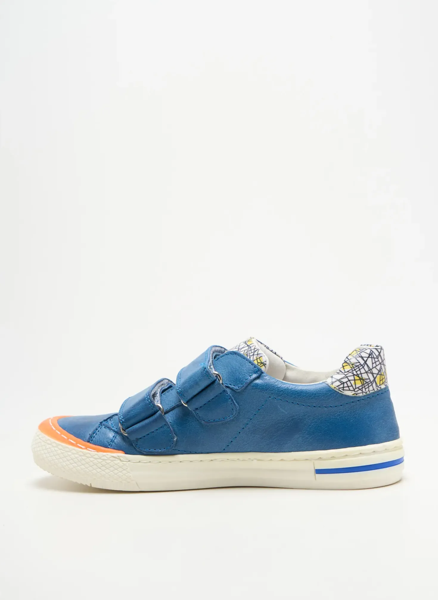 Baskets Romagnoli Bleu Bout Rond