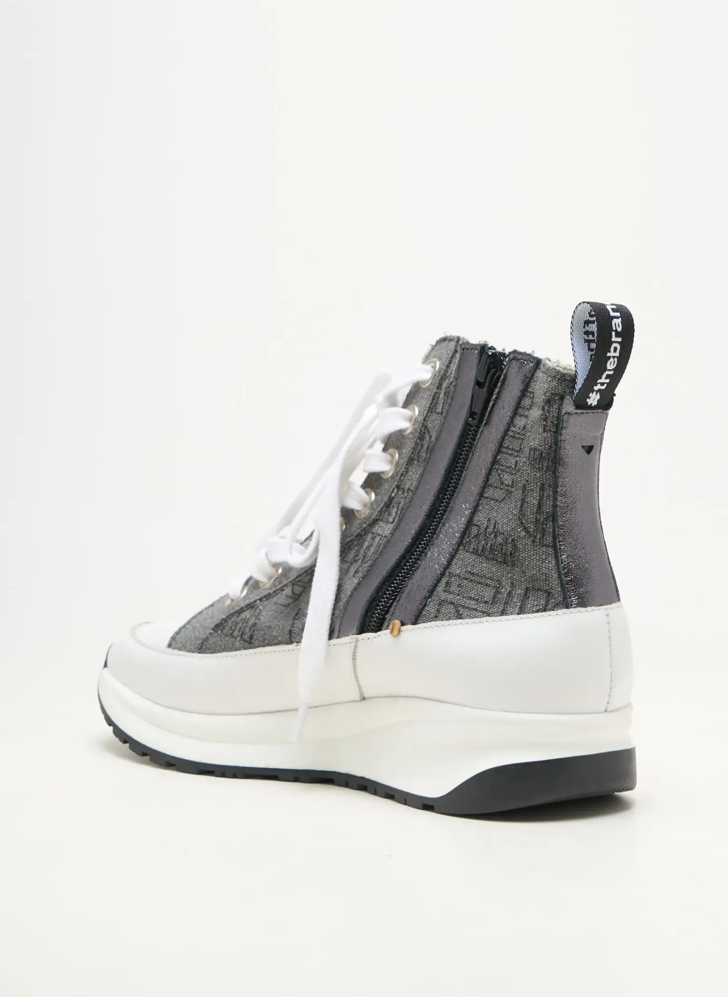 Baskets Vaddia Gris Talon De 4 À 6cm